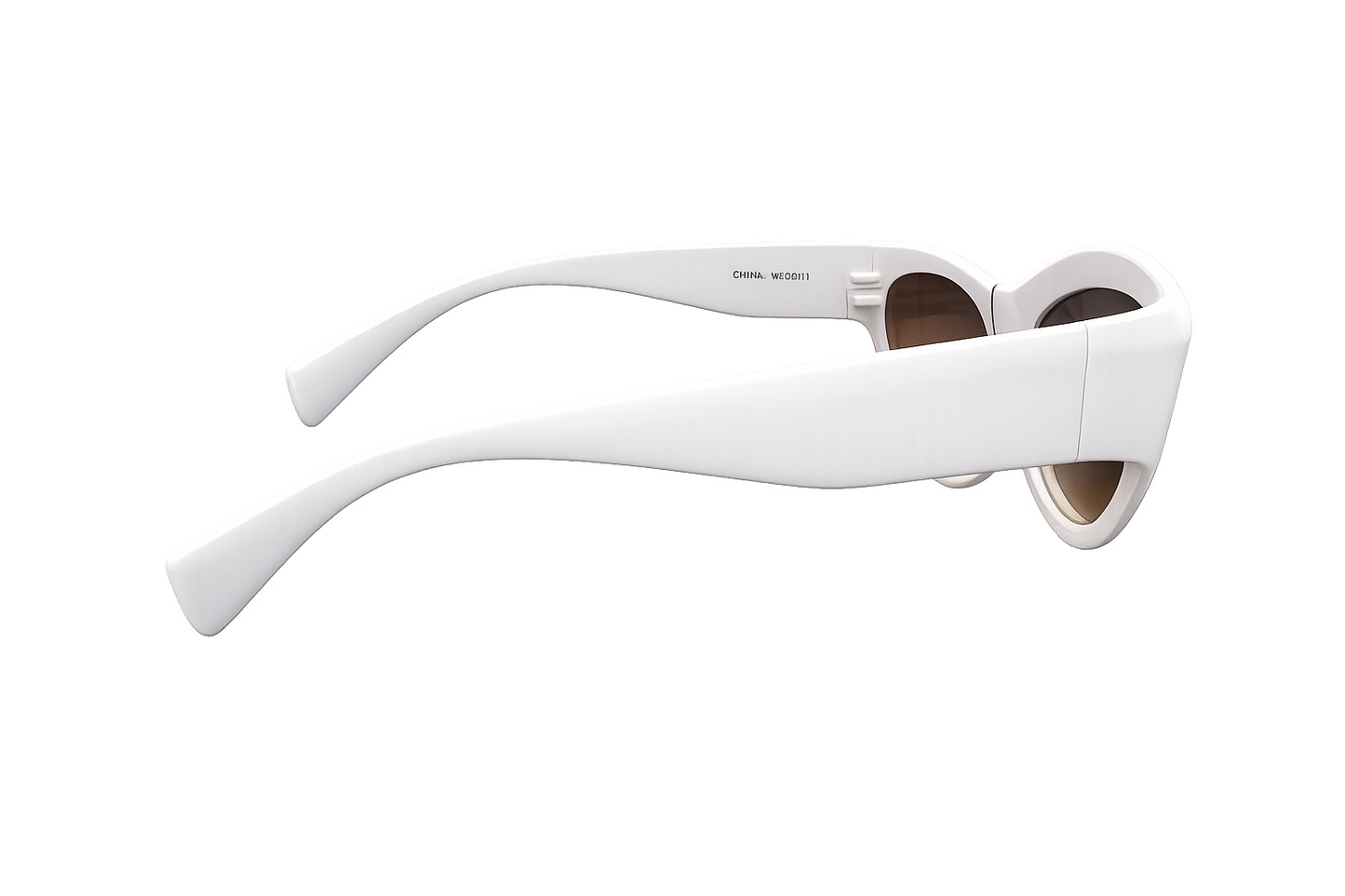 Bold White Cat-Eye Sunglasses | Retro Chic Statement Shades for Women