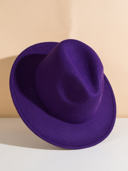 Ladies Fedora Hat - Purple