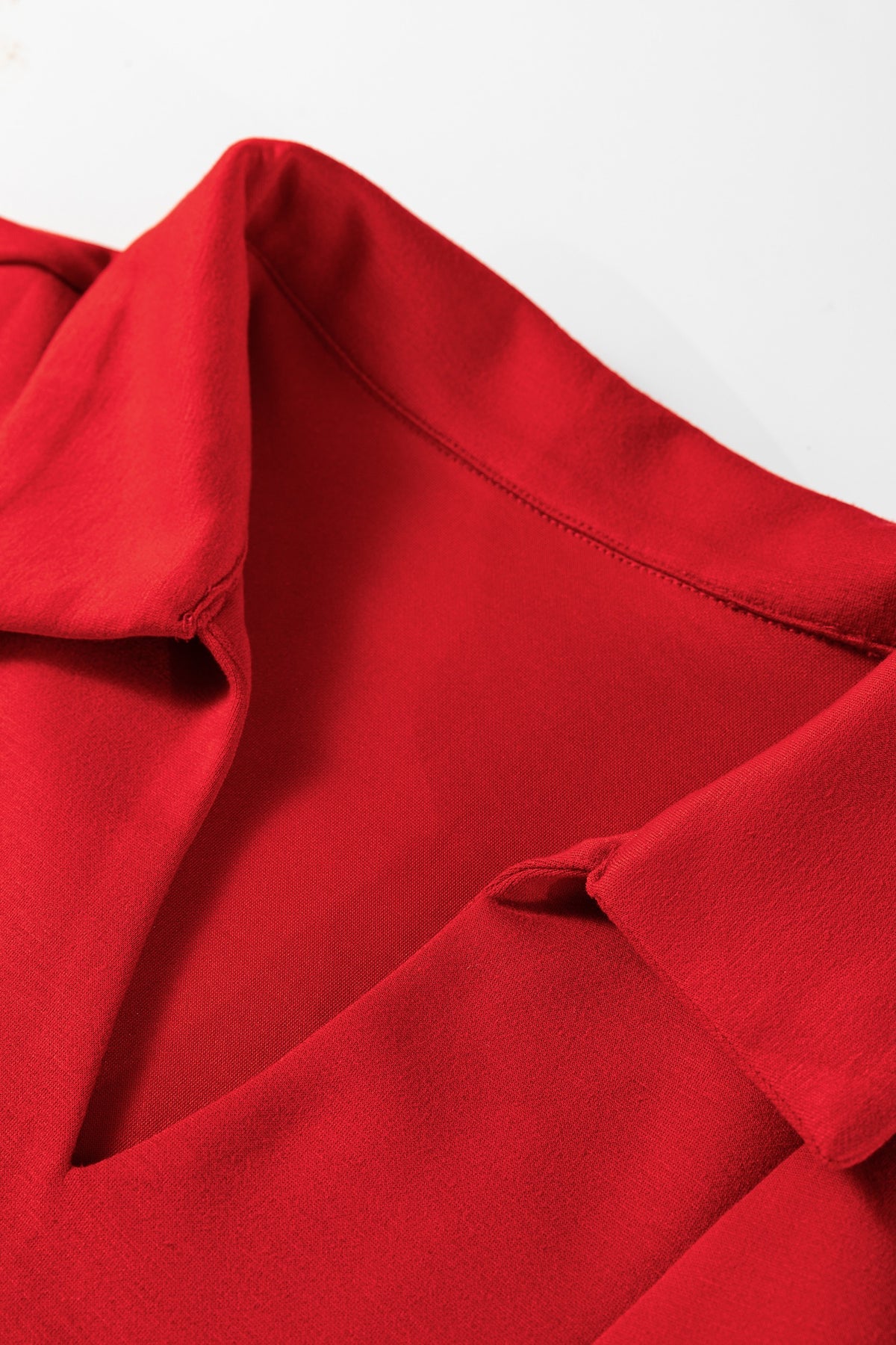 Red Hot Confidence | Women’s Red Wide-Leg Pants Set