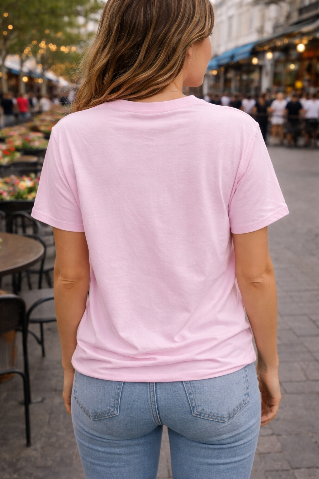 Pastel Easter Bunny LOVE Graphic Tee – Cute Spring Graphic T-Shirt for Women