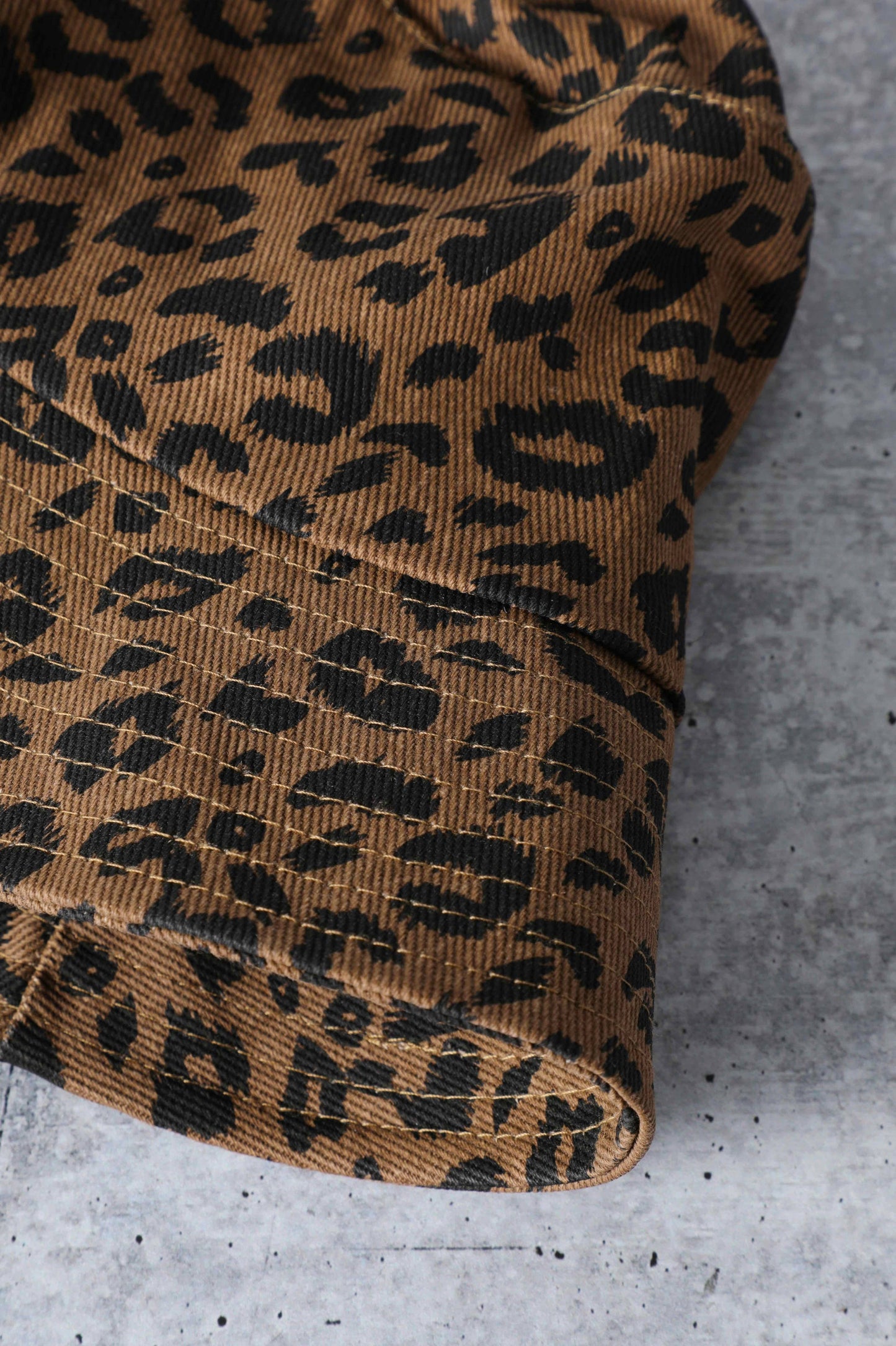 Leopard Print Bucket Hat for Women – Lightweight Chic Sun Hat