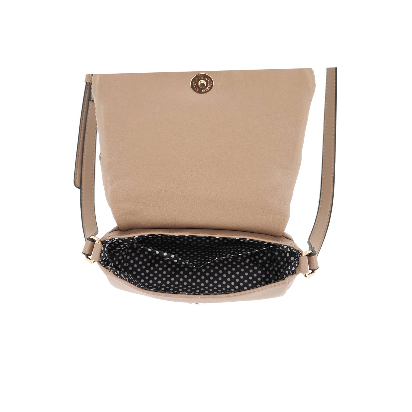 Emily Mini Trendy Woven Crossbody Bag for Women – Quilted Vegan Leather Shoulder Purse in Khaki