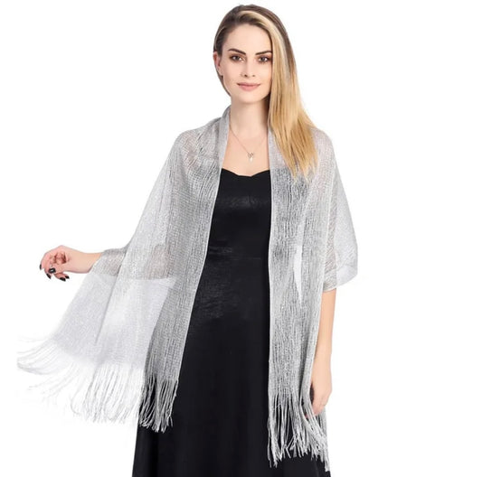 Shawl Wrap -Silver