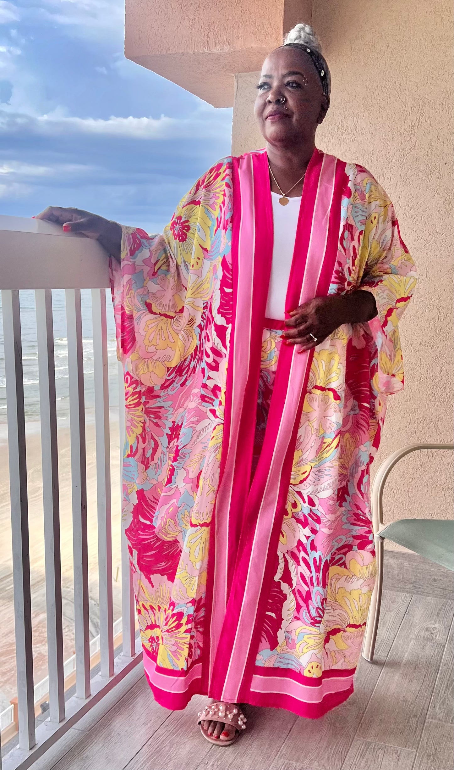 Kimono 2 Piece Set -Pink