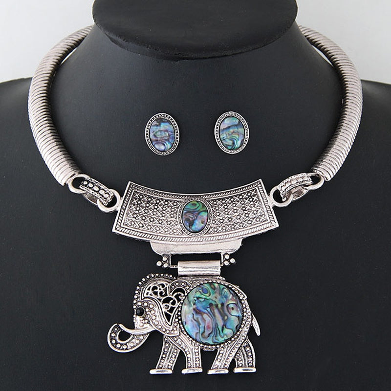 Elephant Necklace- Multi