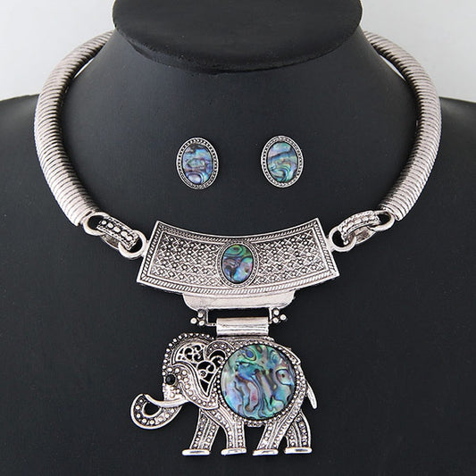 Elephant Necklace Set