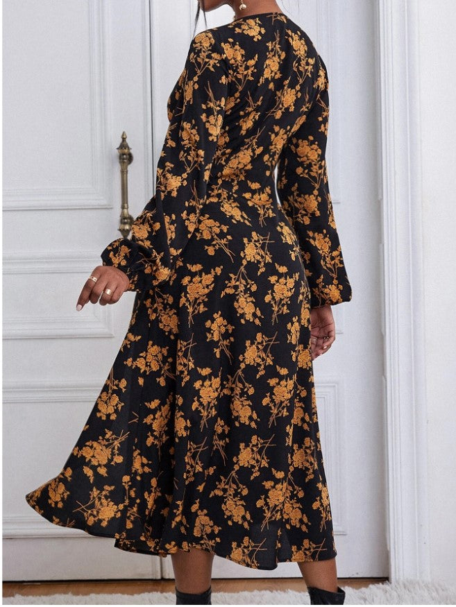 The Cynthia Floral Print Dress