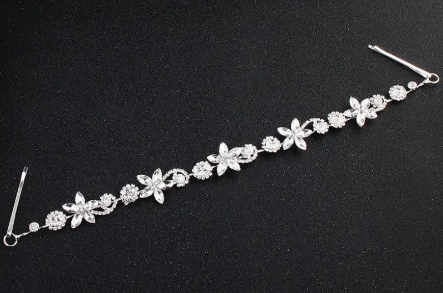 Rhinestone Star Floral Crystal Head Piece