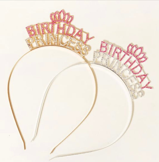 Birthday Princess Headband Tiara